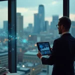 UK CFO using a Power BI dashboard to transform complex financial data into clear, actionable insights for ROI.