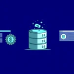 Illustration showing the cost bad CRM data creates through duplicate records versus a clean organised CRM dashboard