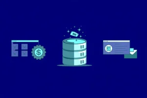Illustration showing the cost bad CRM data creates through duplicate records versus a clean organised CRM dashboard