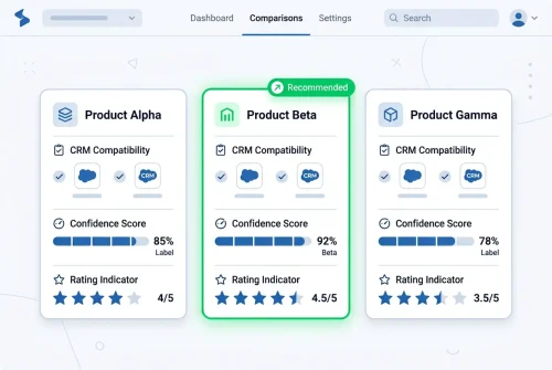 Comparison of the best CRM deduplication tool options for HubSpot and Pipedrive in 2026, including EazyMatch AI, Dedupely, and Insycle side by side