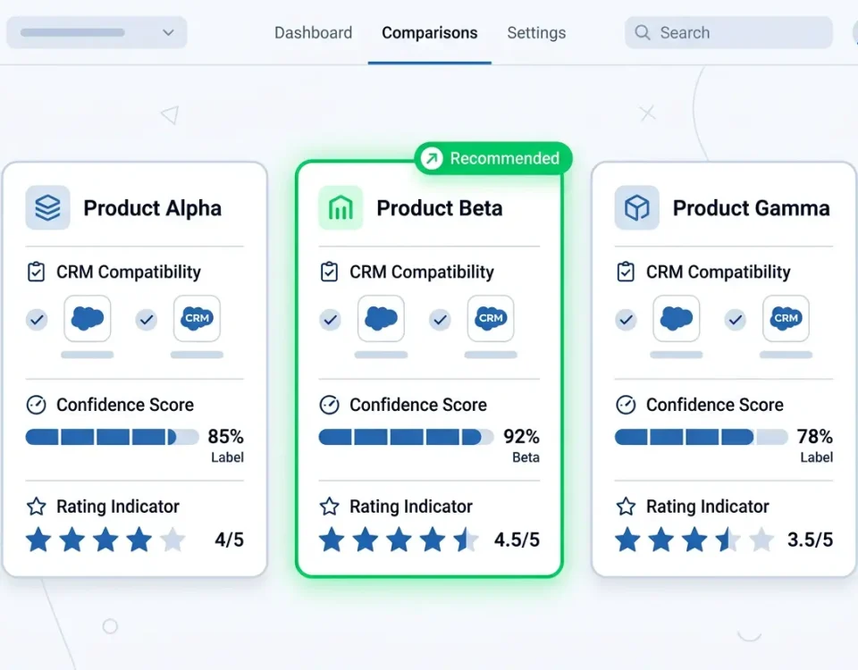 Comparison of the best CRM deduplication tool options for HubSpot and Pipedrive in 2026, including EazyMatch AI, Dedupely, and Insycle side by side